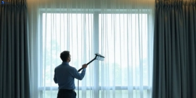 Commercial curtain stain removal service nerrina-vic hotels offices restaurants