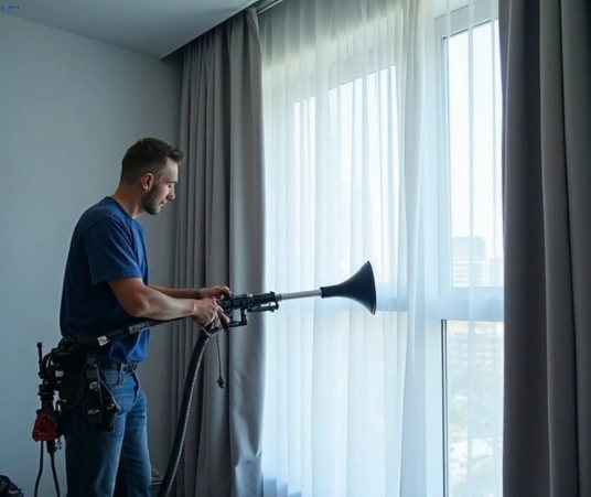 Professional commercial curtain cleaning process equipment Matty Curtain Cleaning nerrina-vic