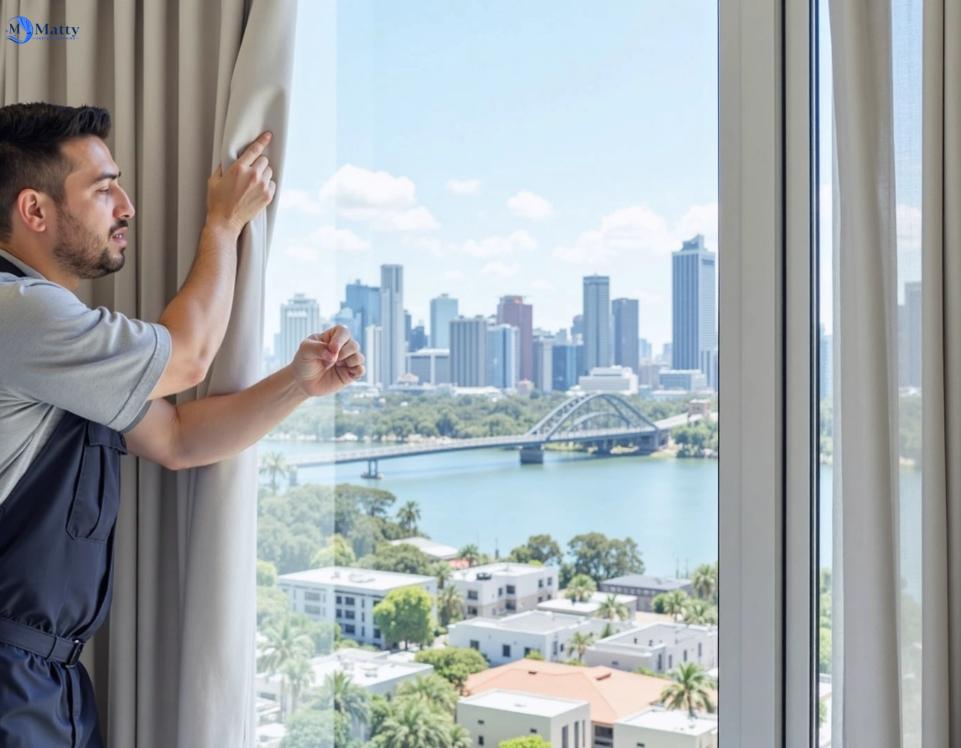 Professional curtain steam cleaning service nerrina-vic QLD by Matty Curtain Cleaning