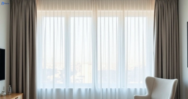 Freshly steam cleaned curtains in nerrina-vic QLD